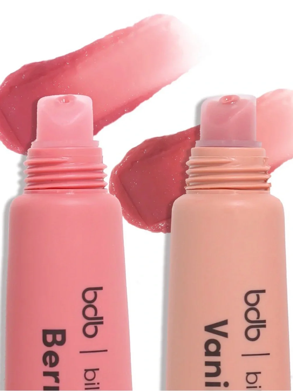 NIB Lip Balm Duo - Berry & Vanilla (Red, Pink)